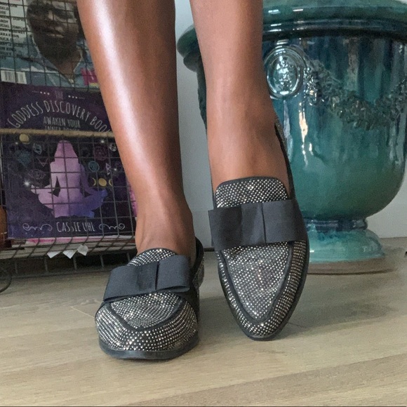 ALDO Star studded flats/loafers. Sz 9. - Picture 1 of 6
